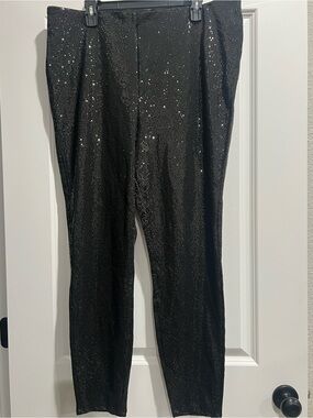 H&M Sequined Pants in Recycled Polyester